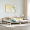 vidaXL Daybed with Trundle without Mattress 90x200 cm Solid Wood