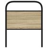 vidaXL Replace Headboard Sonoma Oak 80 cm Steel and Engineered Wood