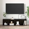 vidaXL TV Cabinet Set 2 pcs Black 37 x 35 x 37.5 cm Engineered Wood