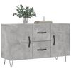 vidaXL Sideboard Concrete Grey 100x36x60 cm Engineered Wood