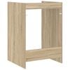 vidaXL Wash Machine Cabinet Sonoma 67.5 x 62 x 97 cm Engineered wood