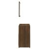 vidaXL Bathroom Furniture Set Brown Oak Engineered Wood