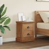 vidaXL Bedside Table Natural 40 x 30 x 50 cm Solid Teak Wood