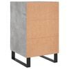 vidaXL Bedside Cabinet Concrete Grey 40x40x66 cm Engineered Wood
