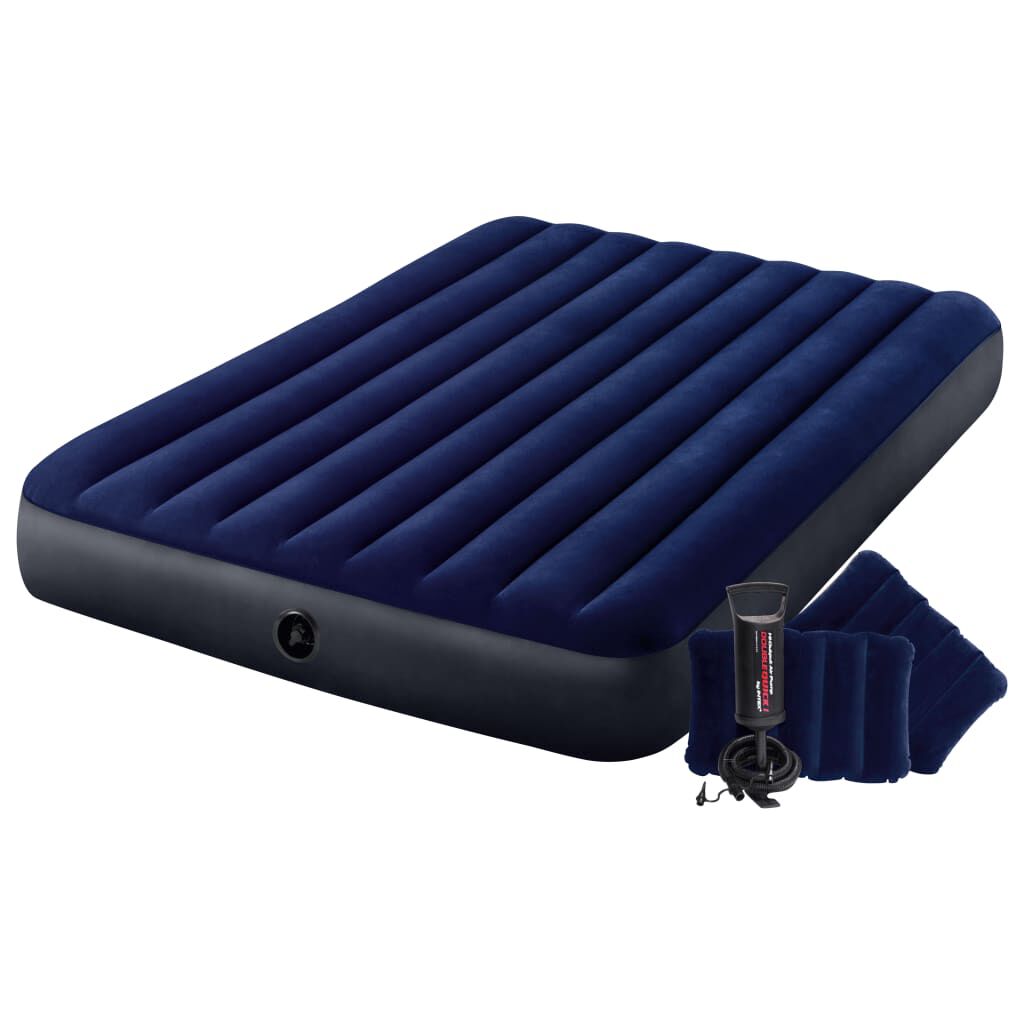 inflatable air bed with pump