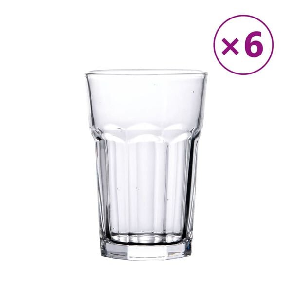 vidaXL Glasses 6 pcs 415 ml