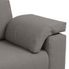 vidaXL Sofa Taupe 219 x 77 x 82 cm Fabric
