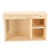 Esschert Design Wall Bar with Fold Down Shelf M Natural