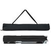 vidaXL Folding Camping Bed Folding 2 pcs Black 194 x 62.5 x 42.5 cm