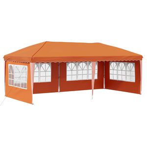 vidaXL Pop-up Party Tent 575 x 289 x 245 cm Orange