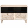 vidaXL TV Units with Drawer White 70 x 33 x 46 cm Engineered wood