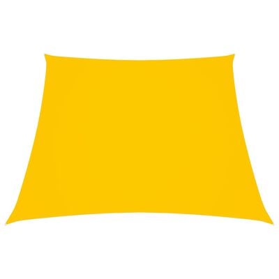 vidaXL Sunshade Sail Oxford Fabric Trapezium 2/4x3 m Yellow