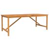 vidaXL Garden Dining Set 7 pcs Brown Solid Acacia Wood