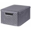 Curver Style Storage Boxes with Lid 3 pcs Size M Anthracite