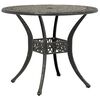 vidaXL 5 Piece Garden Dining Set Bronze Cast Aluminium