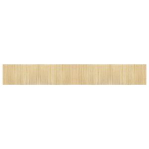 vidaXL Rug Rectangular Light Nature 60x400 cm Bamboo