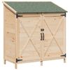 vidaXL Garden Shed Natural 106 x 56 x 113.5 cm Solid Fir Wood