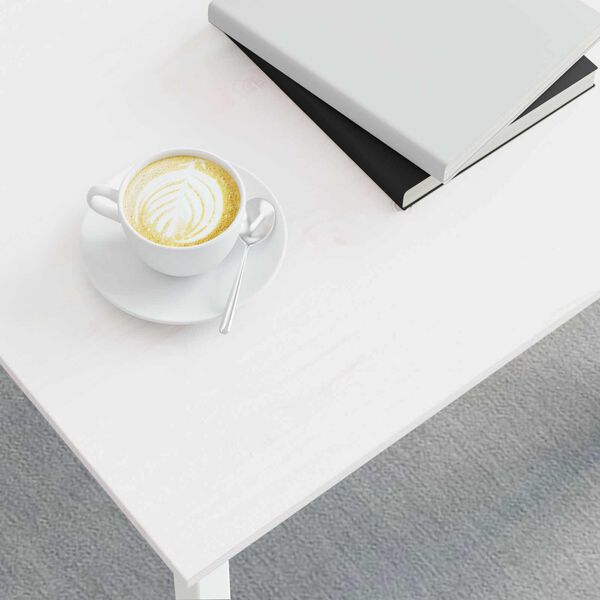 vidaXL Coffee Table White 40 x 40 x 36 cm Solid Pine Wood