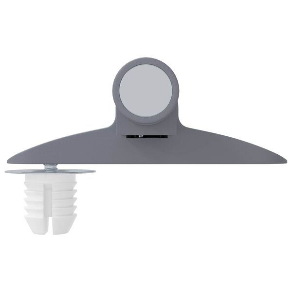 vidaXL Soft Close Damper 2 pcs Grey 125 x 47 x 15 mm PP