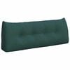 vidaXL Back Pillow Dark Green 120 x 24 x 50 cm Fabric
