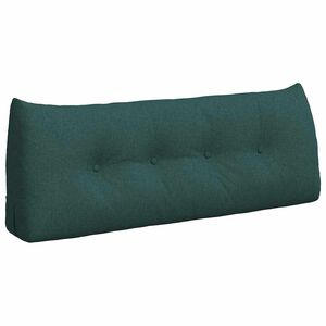 vidaXL Back Pillow Dark Green 120 x 24 x 50 cm Fabric