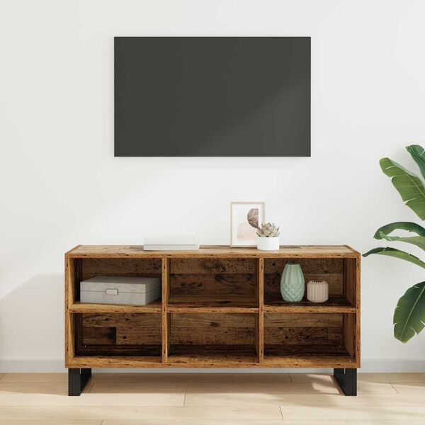 vidaXL TV Cabinet Old Wood 103.5 x 30 x 50 cm Engineered Wood