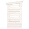 vidaXL Firewood Rack White 108x73x108 cm Solid Wood Pine