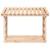 vidaXL Firewood Rack 108x64.5x78 cm Solid Wood Pine