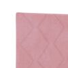 vidaXL Headboard Height Adjustable with Headboard Pink 200 cm Velvet
