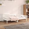 vidaXL Day Bed without Mattress White 90x190 cm Single Solid Wood Pine