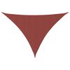 vidaXL Sunshade Sail Oxford Fabric Triangular 3x4x4 m Terracotta