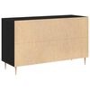 vidaXL Sideboard Black Oak 100 x 36 x 60 cm Engineered Wood