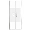 vidaXL Shower Door Half Frosted ESG 96x190 cm