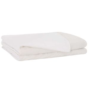vidaXL Weighted Blanket White 150 x 200 cm 7 kg 100% Cotton 205T
