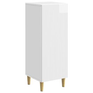vidaXL Sideboard High Gloss White 33 x 34.5 x 90 cm Engineered Wood
