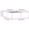vidaXL Bed Frame without Mattress White 150x200 cm King Size