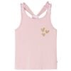 vidaXL Kids' Tank Top Light Pink 128