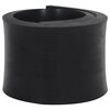 vidaXL Rubber Edge for Snow Plow Black 120x15x2 cm