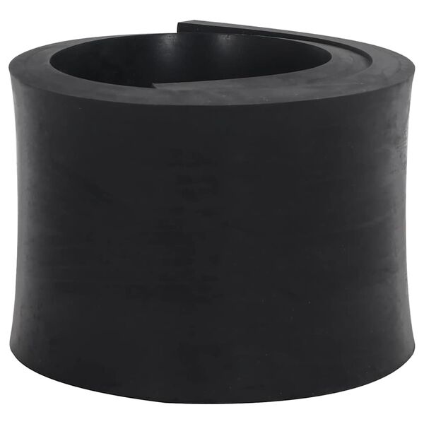 vidaXL Rubber Edge for Snow Plow Black 120x15x2 cm