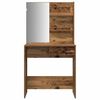 vidaXL Dressing Table Set Old Wood Engineered Wood
