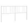 vidaXL Metal Replace Headboard White 193 cm