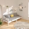 vidaXL Day Bed without Mattress White 90x190cm Solid Wood Pine