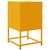 vidaXL Bedside Cabinets 2 pcs Mustard Yellow 36x39x60.5 cm Steel