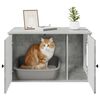 vidaXL Cat House Concerte 85 x 55 x 50 cm Engineered Wood