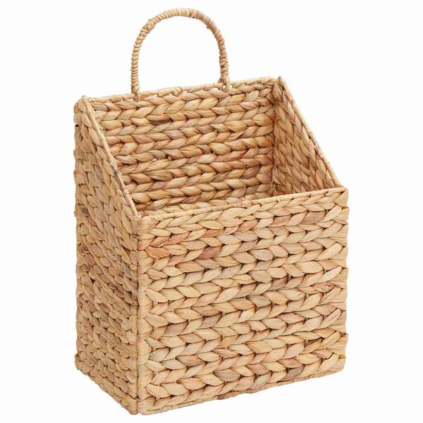 vidaXL Hanging Basket Natural 30 x 17.5 x 49.5 cm Water hyacinth