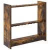vidaXL Billiard Cue Stand Engineered Wood 60 x 20 x 57 cm Smoked Oak