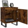 vidaXL Bedside Cabinets 2 pcs Smoked Oak 40x30x50 cm Engineered Wood