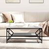 vidaXL Coffee Table Grey Sonoma 90 x 50 x 40 cm