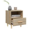 vidaXL Bedside Cabinets 2 pcs Sonoma Oak 40x35x47 cm