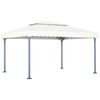 vidaXL Gazebo | Cream | Aluminium, Steel, Oxford fabric | 400x300 cm